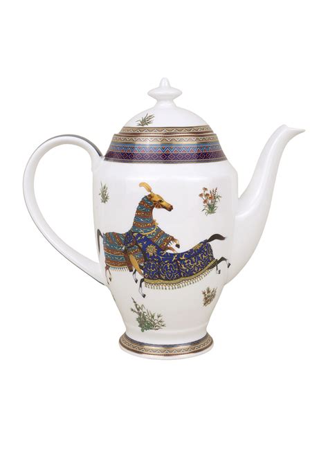 Hermès Cheval d'Orient Porcelain Teapot 